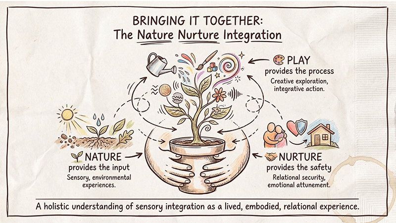 Infographic - Bringing it together - sensory intergration