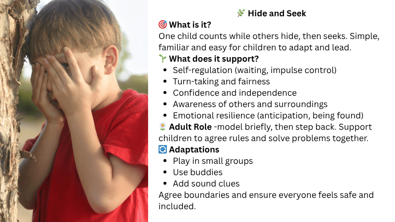 Games and Activities - Hide and Seek